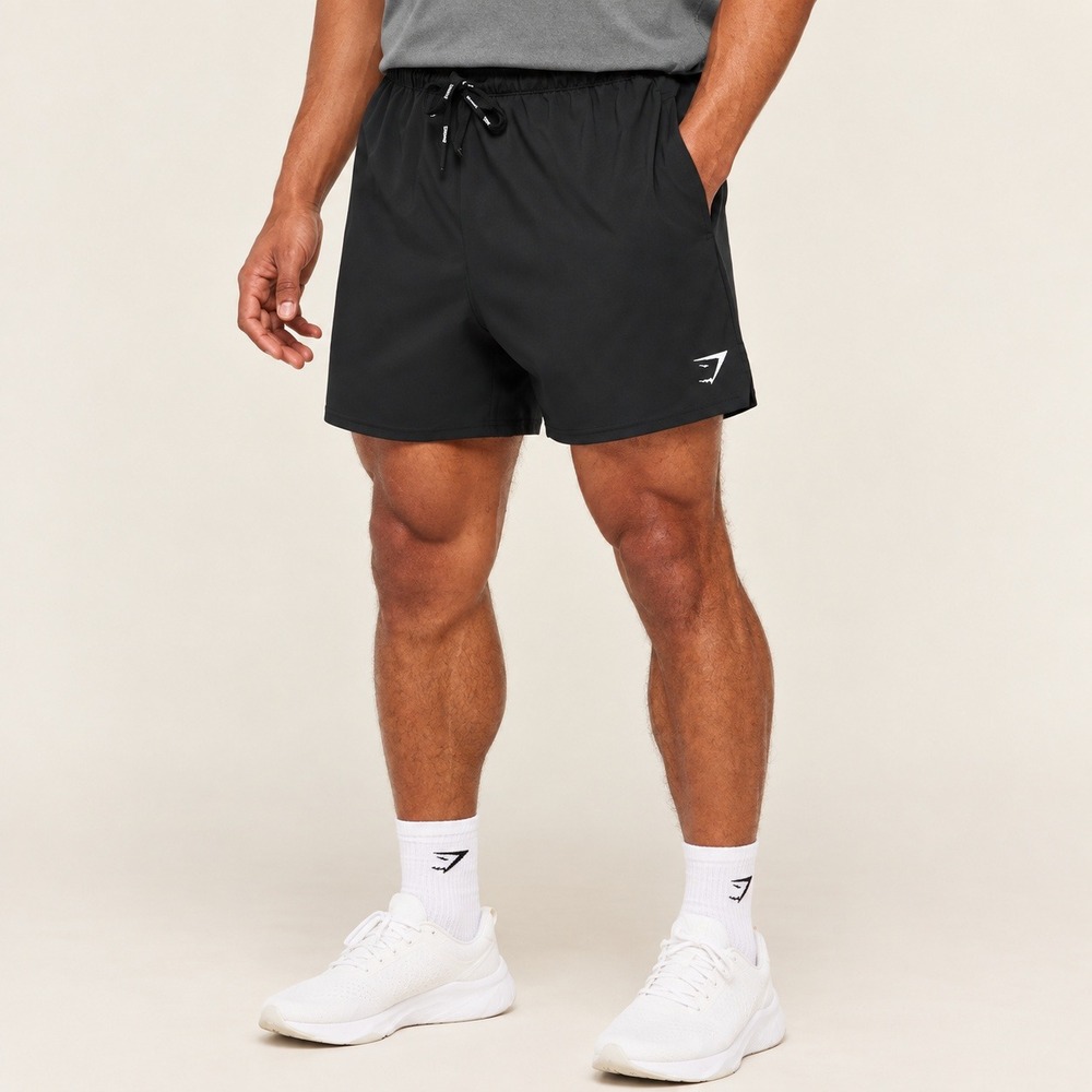 Gymshark Arrival 5 Inch Train Shorts Mens Medium Navy Blue A2A1M-UBCY-M-AH1